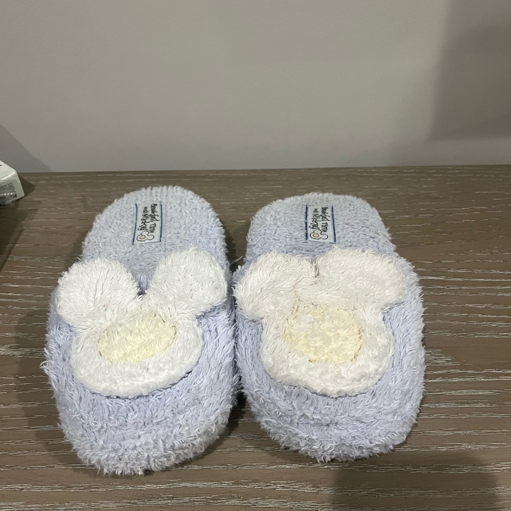 Breakfast Time with Mickey Slippers Size 7-8